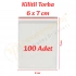 6x7 cm. Kilitli Torba (100 Adet)