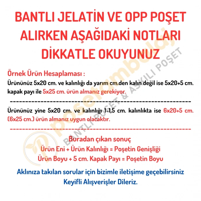 4x35+5 cm.(4x40) 250 Adet Şeffaf Bantlı Yapışkanlı OPP Poşet