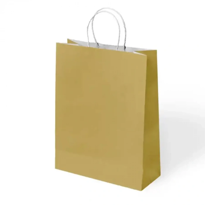 Altın Kraft Çanta Büyük Boy 31x12x41 cm 25 Adet