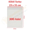 23x31 cm. Kilitli Torba (300 Adet)