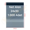 24x30+5 cm (24x35) Cepli Kargo Poşeti 1.000 Adet