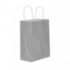 Gümüş Kraft Çanta Büyük Boy 31x12x41 cm 25 Adet
