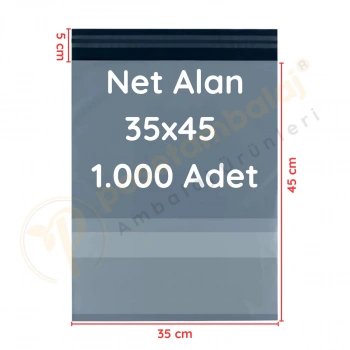 35x45+5 cm (35x50) Cepli Kargo Poşeti 1.000 Adet