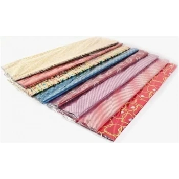 70x100 cm. Bantsız Metalize Hediye Paketi - 100 Adet