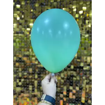 10 İç Mekan Makaron Balon Yeşil - 100 Adet
