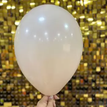 12 İç Mekan Dekorasyon Balonu Kum Beji - 100 Adet