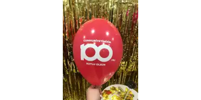 12 Cumhuriyet Baskılı Balonlar