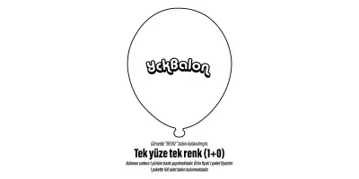 200 Adet Kişiye Özel Baskılı Balon