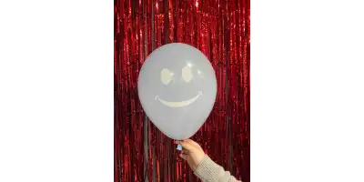 Gülen Yüz Baskılı Balon