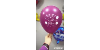 Kişiye Özel Baskılı Balon