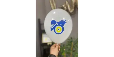 Nazar Boncuk Baskılı Balon