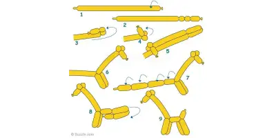 Sosis Balon ile Balon Figür Yapımı