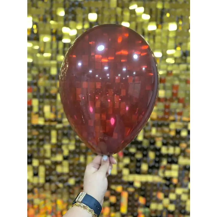 10 İç Mekan Dekorasyon Balonu  Bordo - 100 Adet