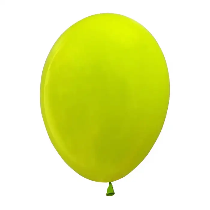 10 İç Mekan Dekorasyon Balonu Fıstık Yeşili - 100 Adet