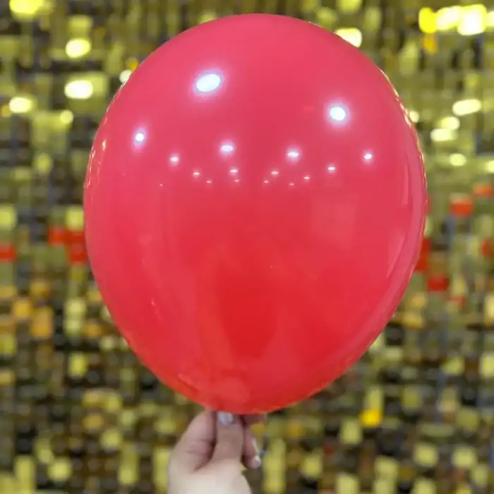 10 İç Mekan Dekorasyon Balonu Kırmızı - 100 Adet