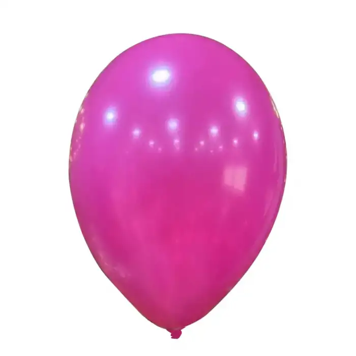 10 İç Mekan Dekorasyon Balonu Koyu Pembe - 100 Adet