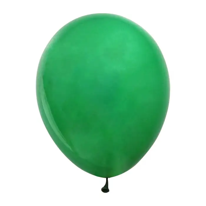 10 İç Mekan Dekorasyon Balonu Koyu Yeşil - 100 Adet