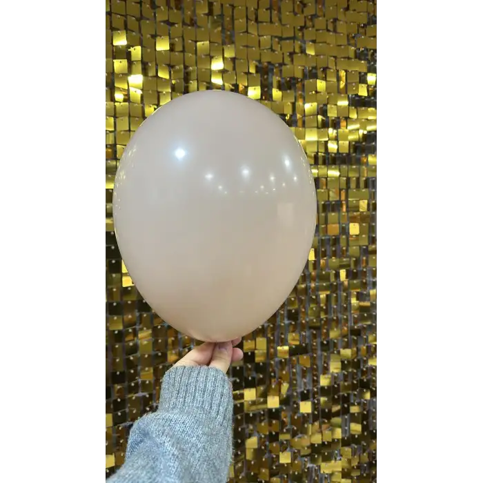 10 İç Mekan Dekorasyon Balonu Kum Beji - 100 Adet