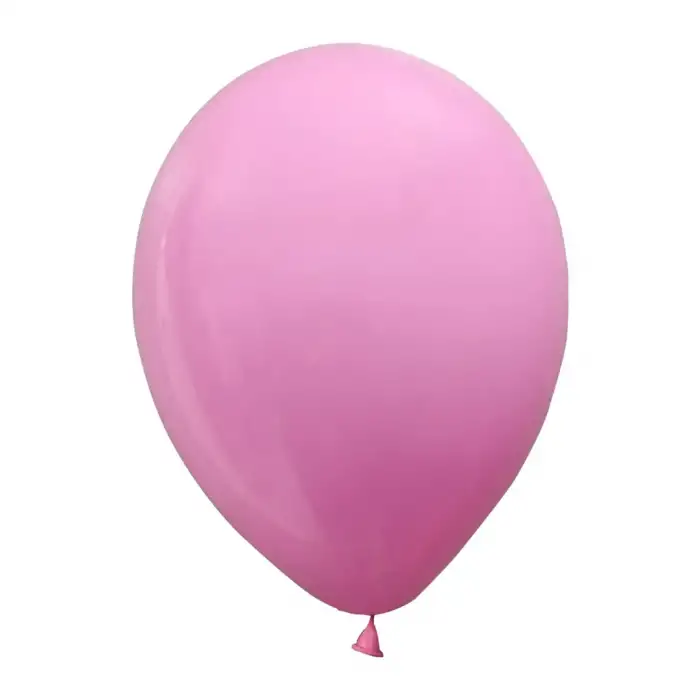 10 İç Mekan Dekorasyon Balonu Pembe - 100 Adet