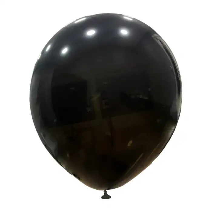 10 İç Mekan Dekorasyon Balonu Siyah - 100 Adet