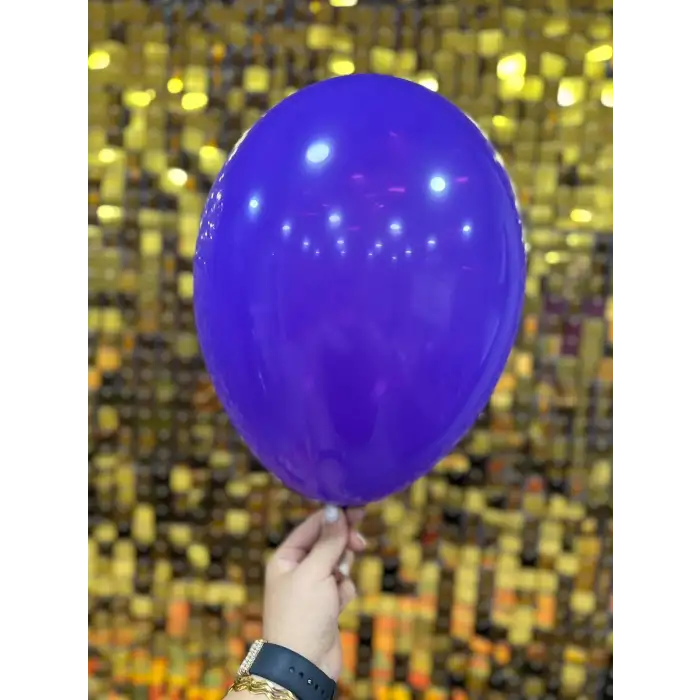 10 İç Mekan Dekorasyon Balonu Violet - 100 Adet