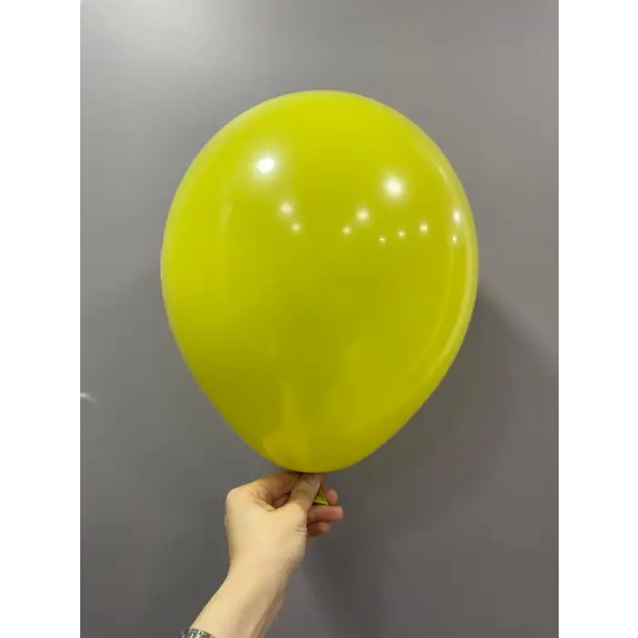 10 İç Mekan Dekorasyon Balonu Zeytin Yeşili - 100 Adet