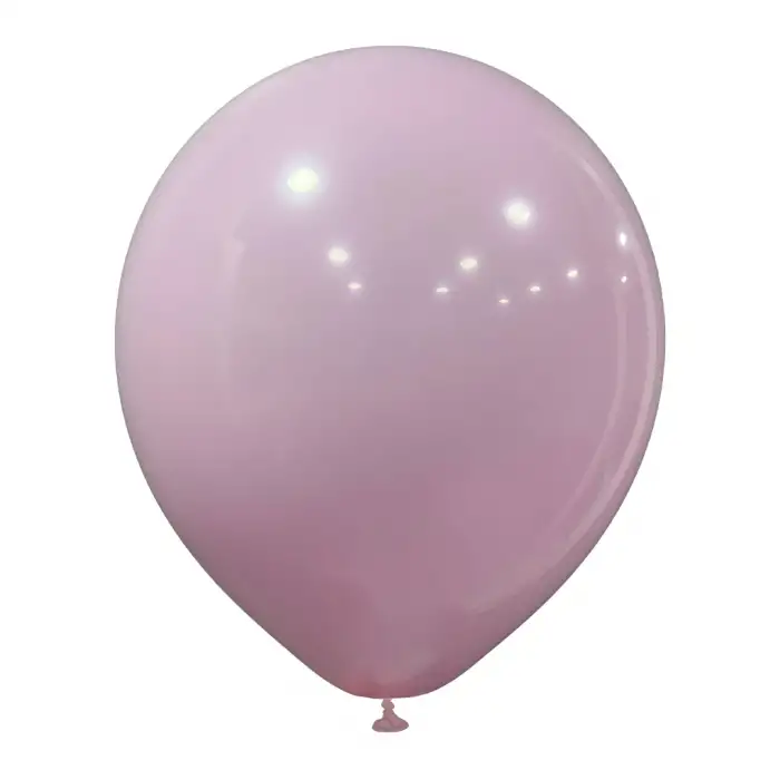 10 İç Mekan Makaron Balon Pembe - 100 Adet