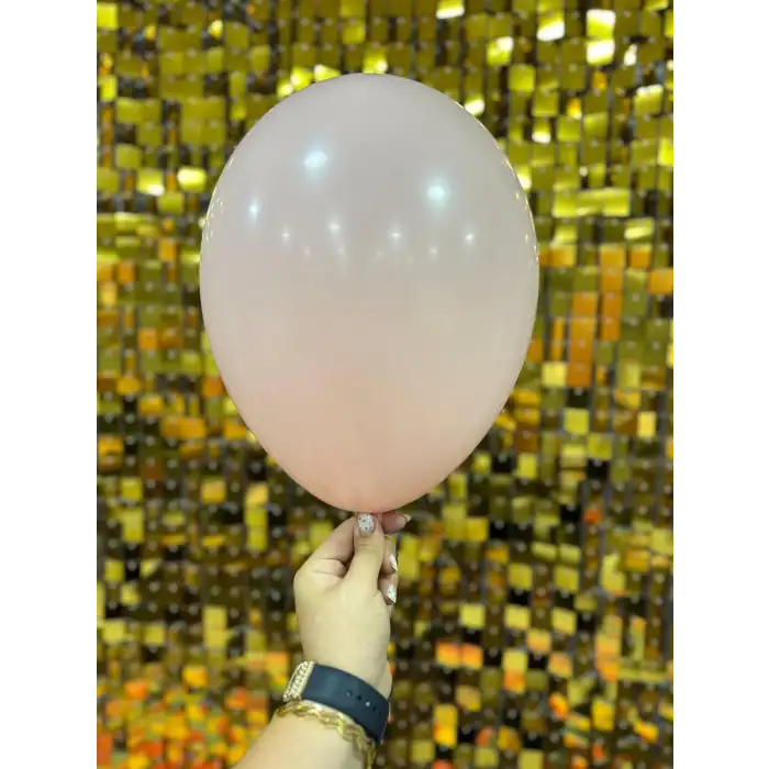 10 İç Mekan Makaron Balon Turuncu - 100 Adet