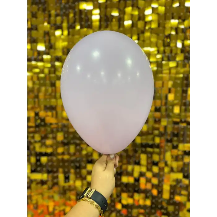 10 İç Mekan Makaron Balon Violet - 100 Adet