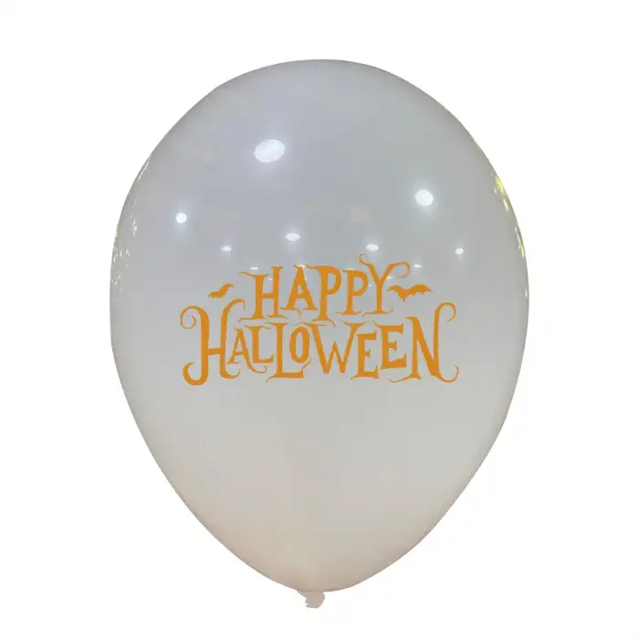 12 Hallowen Baskılı Balon 1+1