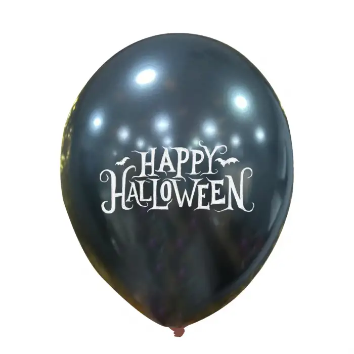 12 Hallowen Baskılı Balon 1+1