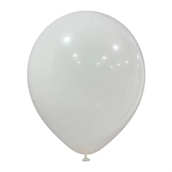 12 İç Mekan Dekorasyon Balonu Beyaz - 100 Adet