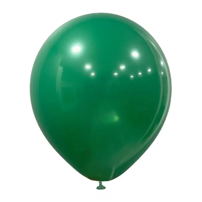 12 İç Mekan Dekorasyon Balonu Koyu Yeşil - 100 Adet