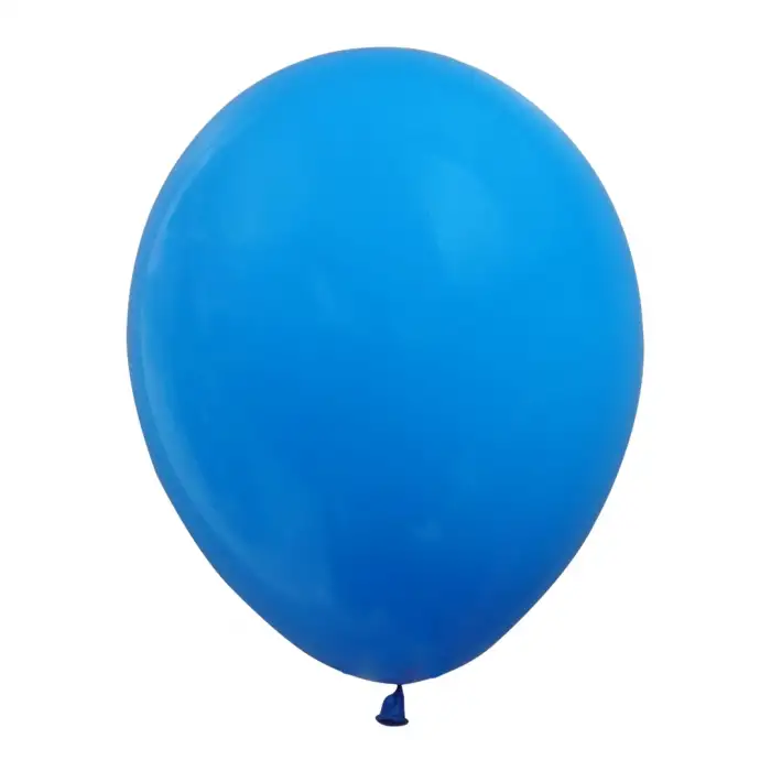 12 İç Mekan Dekorasyon Balonu Okyanus Mavi - 100 Adet