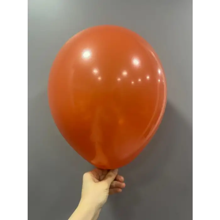 12 İç Mekan Dekorasyon Balonu Terracota - 100 Adet