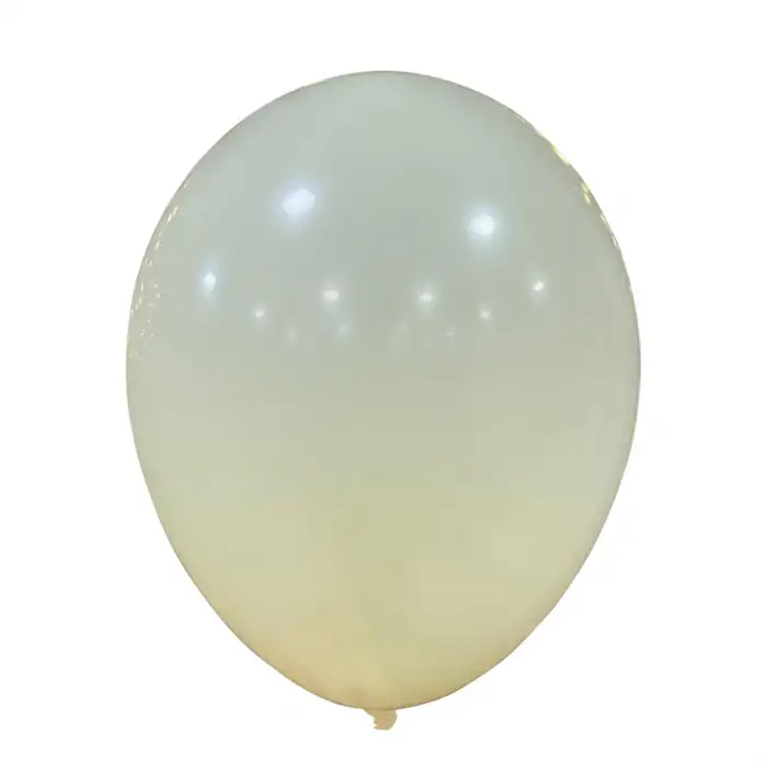 12 İç Mekan Makaron Balon Sarı - 100 Adet