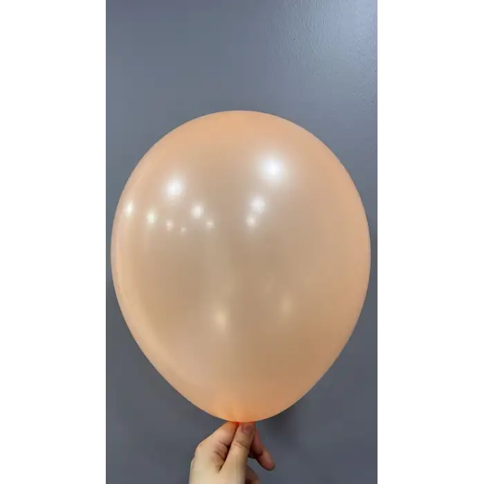 12 Neon Dekorasyon Balonu Turuncu - 100 Adet