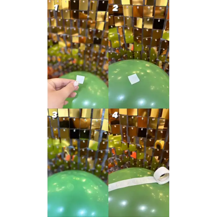 Balon Damla Etiket - 100 Adet