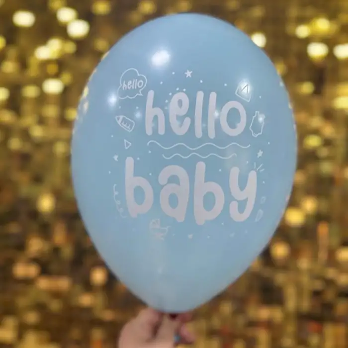 12 Hello Baby Erkek Mavi 1+1 - 100 Adet