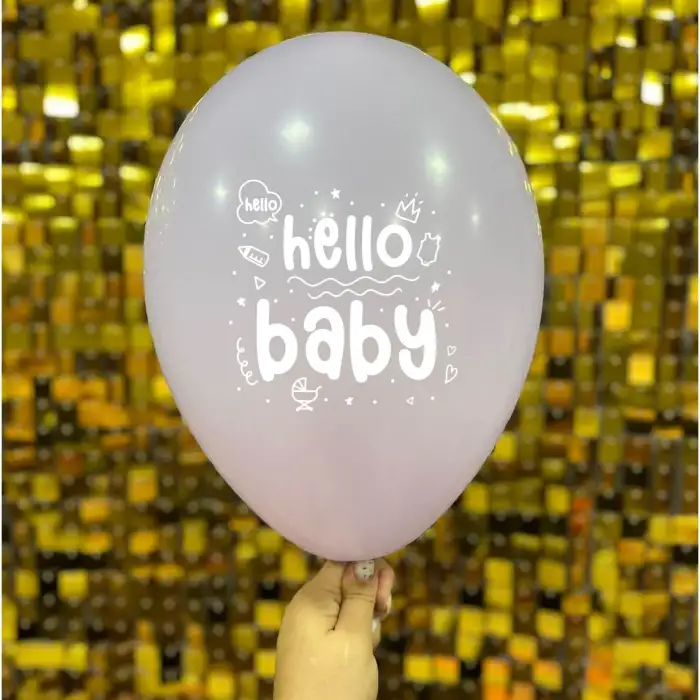 12 Hello Baby Karışık Renk  1+1 - 100 Adet