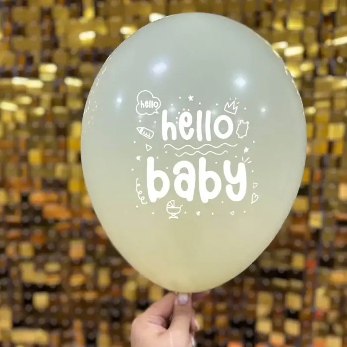 12 Hello Baby Karışık Renk  1+1 - 100 Adet