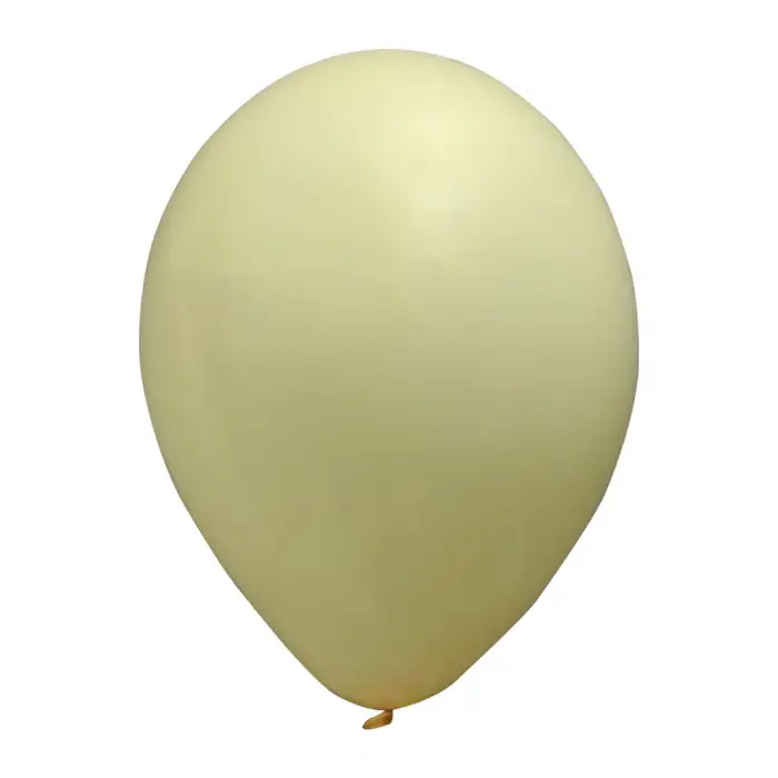 12 İç Mekan Dekorasyon Balonu Fil Dişi - 100 Adet