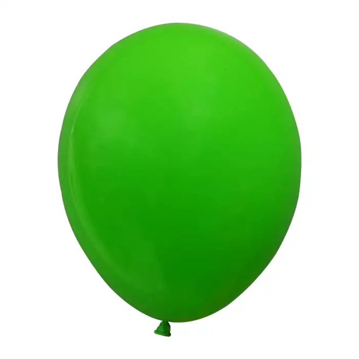 12 İç Mekan Dekorasyon Balonu Açık Yeşil - 100 Adet