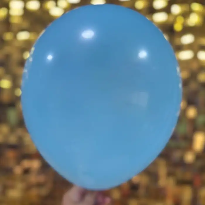 12 İç Mekan Dekorasyon Balonu Açık Mavi - 100 Adet
