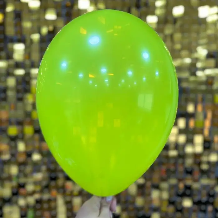 12 İç Mekan Dekorasyon Balonu Fıstık Yeşili - 100 Adet