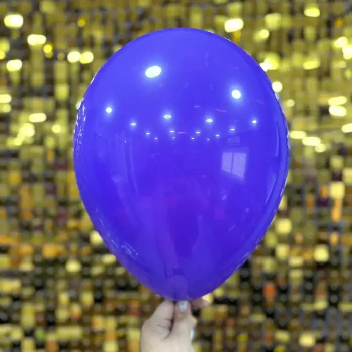 12 İç Mekan Dekorasyon Balonu Violet - 100 Adet