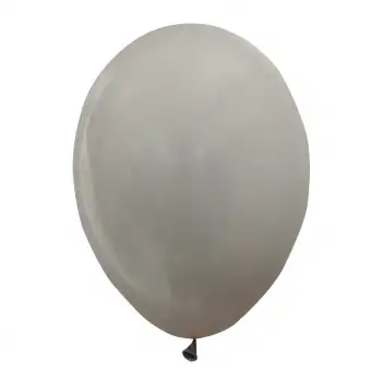 10 İç Mekan Dekorasyon Balonu Gri - 100 Adet