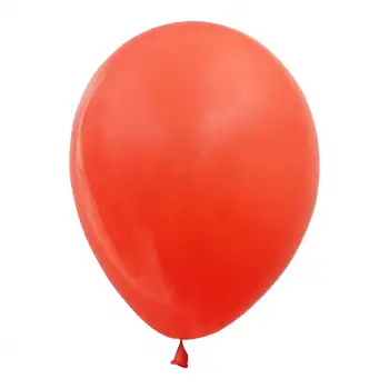 10 İç Mekan Dekorasyon Balonu Kadife Kırmızı - 100 Adet