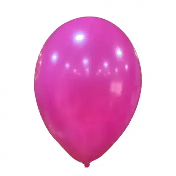 10 İç Mekan Dekorasyon Balonu Koyu Pembe - 100 Adet