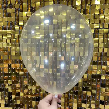 10 İç Mekan Dekorasyon Balonu Şeffaf - 100 Adet